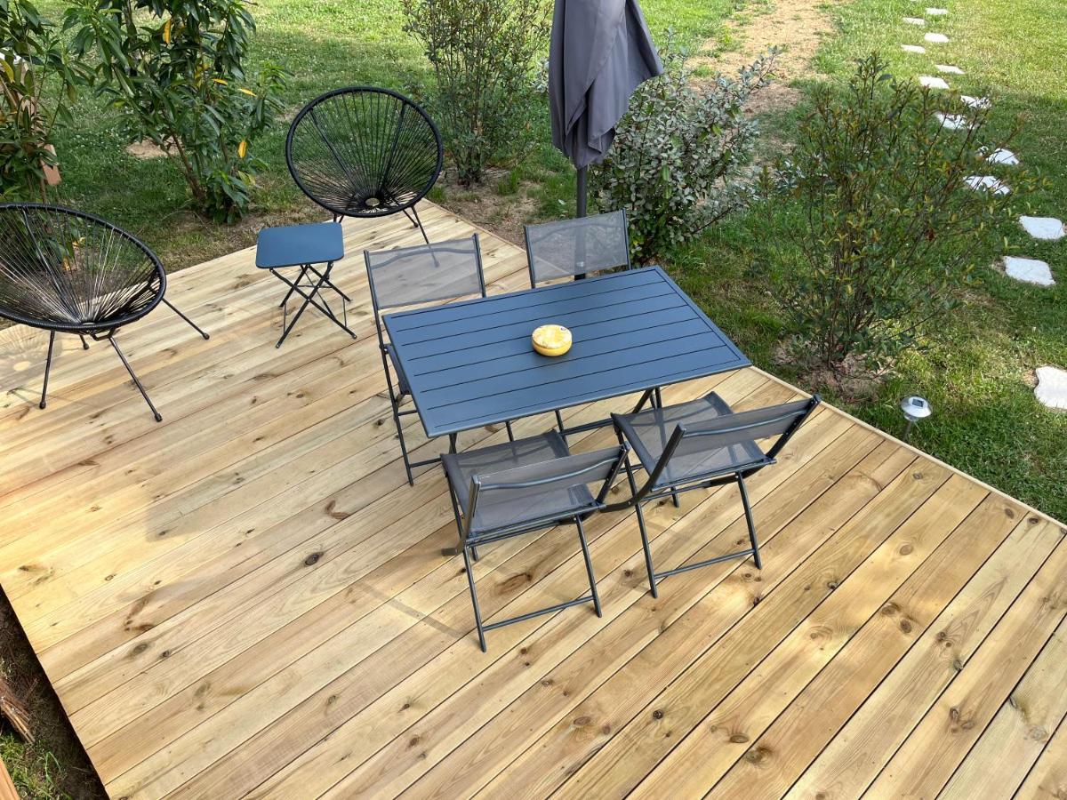 فيلا Domaine Des Galinaces Roulotte La Roussette 2-4P Marigny-les-Reullee المظهر الخارجي الصورة